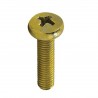 Parafuso Maquina Panela Bicromatizado Phillips M3 x 12MM Din 7985 (Din en Iso 7045)