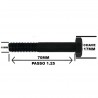 Parafuso Sextavado Ao 8.8  M10 x 70MM MB 1,25 DIN 960 M10-1.25x70 ROSCA PARCIAL