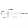 Rebite POP de Repuxo Alumnio Branco 425 ( 4.0 x 25 )