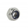 Porca Auto Travante com Nylon Parlock Baixa MA 6 - 1.00 Chave 10 Inox 304/A2 Classe 70 Passivado