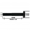 Parafuso Sextavado Ao 8.8  M12 x 60MM MB DIN 960 M12-1.50x50 ROSCA PARCIAL