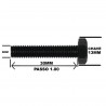 Parafuso Sextavado Ao 8.8  M8 x 30MM MB DIN 961 M8-1.00x30 ROSCA INTEIRA