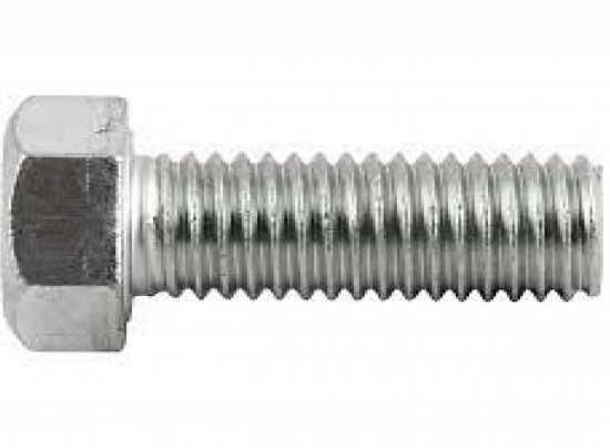 PARAFUSO SEXTAVADO ZINCADO BRANCO M12 X 30