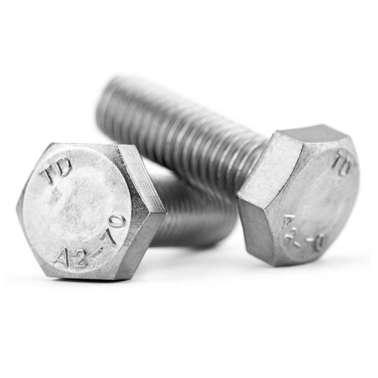 Parafuso Sextavado Inox MA 8 X 50 A2 304 DIN 933 - Mixpar